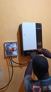 Learn how to install your 5KW, 24V Ongrid Growatt solar hybrid inveter in few minutes only at Sun Power Africa AI #LearningJourney #sunpowerafricaai #solarhybridinverter | Sun Power Africa AI