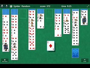 Spider Solitaire Gameplay Walkthrough
