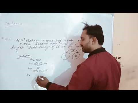 EXAMPLE NUMERICAL 1.1 NCERT ELECTRIC FIELD AND CHARGES CLASS 12TH PHYSICS.
