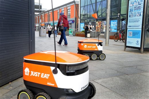 Fleet of JustEat delivery robots hit Sunderland's streets