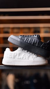 Shop the Kai Union, available in black or white in-store now R3000 | Replay South Africa