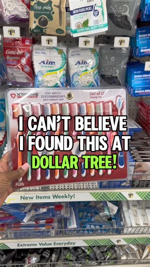 I FOUND A 12 PACK OF TOOTH BRUSHES in Dollar Tree?! 😱 #dollartree #dollartreecommunity #explore #dollartreefinds | One Cute Couponer