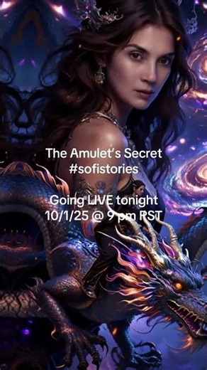 The Amulet’s Secret - reading of the short story 10-1-25 @ 9 pm pst on TikTok @sophialouisalee