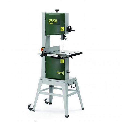 Record Power Premium 12" Bandsaw BS300E Includes Stand & Rear Wheels 750W 230V