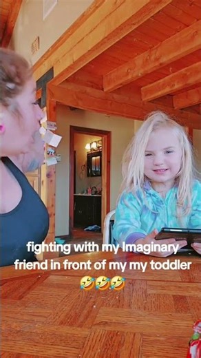 ‘Imaginary Friend’ prank on my kids👀🤣 #foryou #funny #imaginaryfriend #prank #shorts