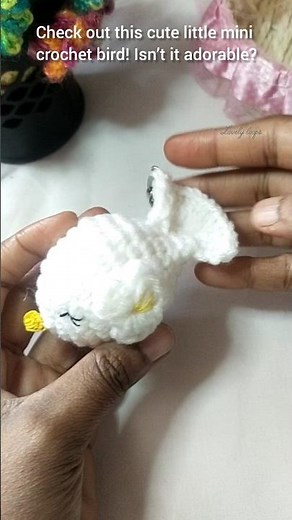 This Mini Crochet Bird Is So Cute! 🐦✨ Easy Beginner Tutorial #CrochetBird #Crochet #BeginnerCrochet