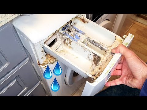 Water leaking from washing machine dispenser - easy fix