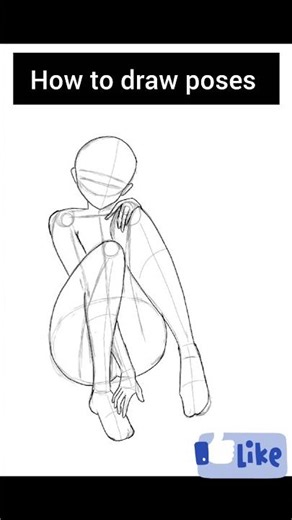 draw poses #drawing #howtodraw #drawing