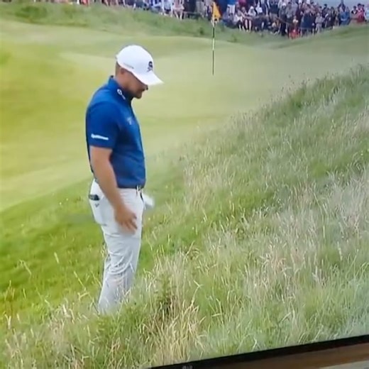 British Open 2025: Watch Bryson DeChambeau completely WHIFF a shot on Day 1