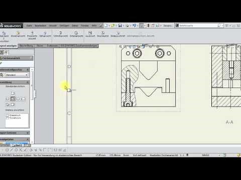 SolidWorks: Schnittdarstellung und Gewindedarstellung in Baugruppen