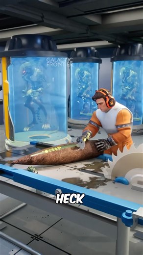 Galactic Frontier: Alien vs Small Survivor #viralshort #galacticfrontier