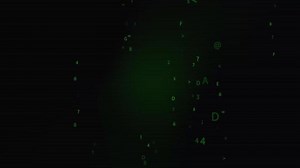 Download Matrix style digital codes forming 10 digit numbers counting down to 0 with flashing flashing lighting in the background for free