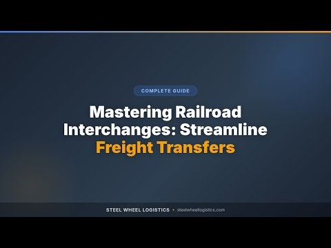 Mastering Railroad Interchanges: Streamline Freight Transfers