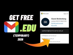 How to Get FREE .EDU Email (Temporary) 😱 | 100% Working Method