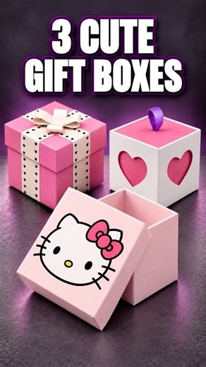 Which Cute Gift Box Would You Choose? 🎁 1, 2 or 3? #shorts