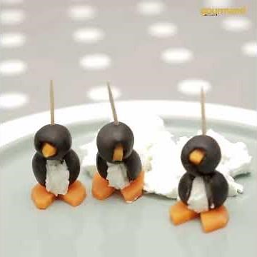 Pingouins gourmands carotte et fromage : un régal !