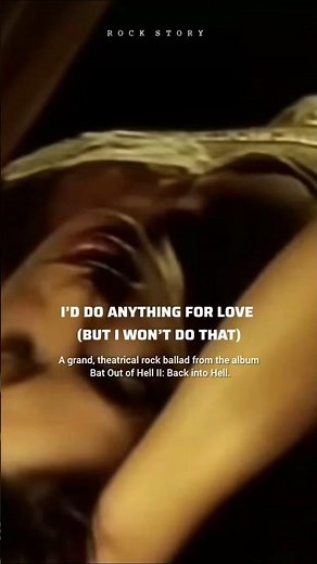 I’d Do Anything for Love (But I Won’t Do That) – Meat Loaf (1993) #rockstory #rockband #rock80s
