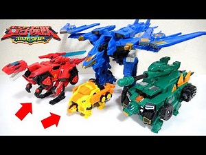 🦖 A robot that transforms dinosaurs into vehicles and fuses them together! AULDEY