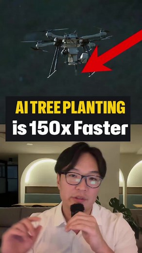 Drone Reforestation: Planting Trees 150× Faster with AI