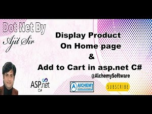 How to display product on home page and add to cart in asp.net C#