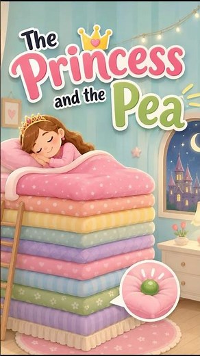 Princess and the Pea | Magical Fairytales for Kids #shorts #fairytales