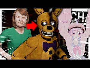 Shaggy transitions to FNAF Springlock bonnie - VRCHAT