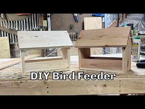 Building a cedar bird feeder