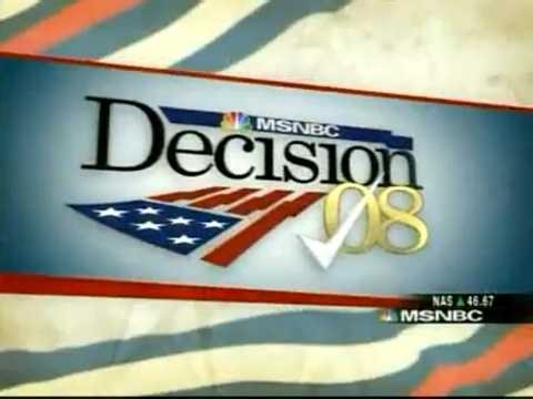MSNBC's 2008 Election Night Coverage - 3pm to 4am [No Commercials]