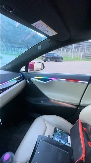 Tesla Model S Interior Upgrade – Ambient Lighting Makes It INSANE 🔥