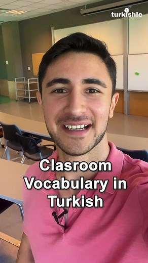 Learn Turkish Classroom Vocabulary for Beginners