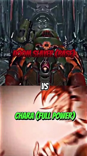 Doom slayer vs chara#fypシ#undertale#doometernal#chara#doomslayer#debate#edits#capcut#dontletthisflop