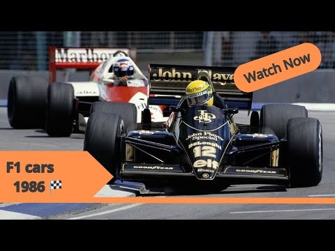 Formula 1 cars season #37 🏁 1986