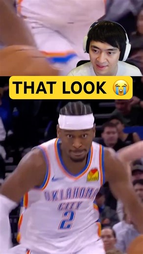 SGA’s Face Said Everything 😭 Then He Went STRAIGHT TO WORK 🔥 #sga #shaigilgeousalexander #nbashorts