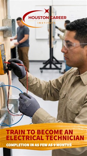 Train to become an Electrician through hands-on learning and guided instruction. Our Electrical Training program introduces students to tools, systems, and safety practices used in the field. | Houston Career Institute | Facebook