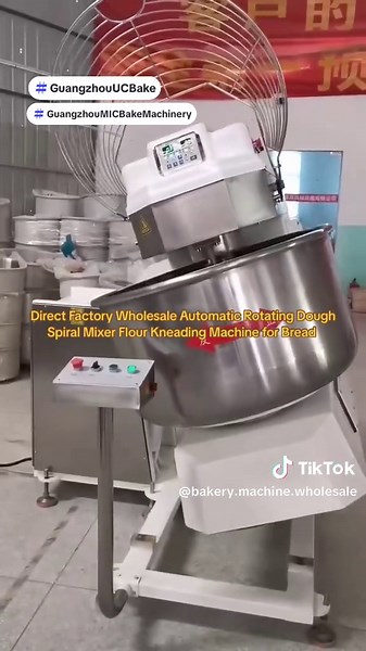 Automatic Dough Spiral Mixer for Bakery Businesses