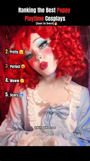 Ranking The BEST Poppy Playtime Cosplays ✨ #tiktok #cosplay #transition