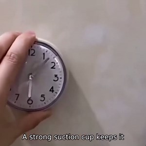 Bathroom Clock - Suction Cup Waterproof Easy Reading Alarm - 3 Inches Battery Operated Small Bathroom Clock | for Home Office Bedroom Living Room Kitchen Refrigerator Mirror Shower