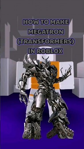 How to make MEGATRON from TRANSFORMERS in ROBLOX #roblox #transformers #robloxavatar #megatron