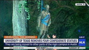 26K views · 818 reactions | University of Texas has removed four Confederate statues overnight. | Morning Express with Robin Meade | Facebook