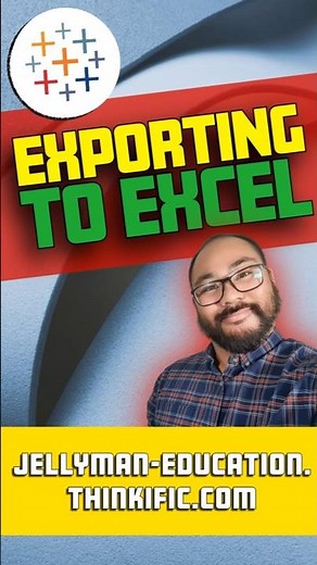 How to Export a Tableau Dashboard to Excel (Crosstab Format)