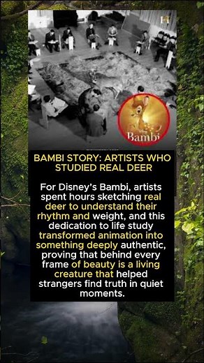Bambi Story: Artists Who Studied Real Deer