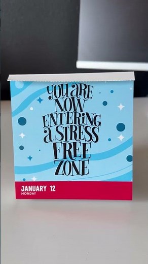 January Recap. 2026 Instant Happy Notes Daily Desk Calendar 💛✨