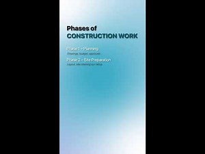 Phases of Construction Work Explained in 30 Seconds | Civil Engineering Basics | CivilTech AI