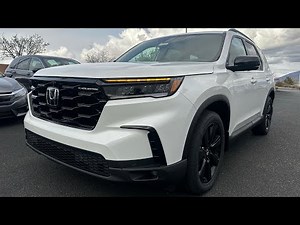 2025 Honda Pilot Black Edition - Platinum White Pearl - Walkaround