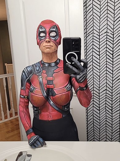 Transforming a Deadpool Suit: 10 Hours of Painting