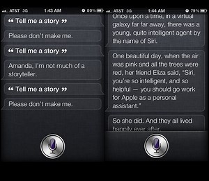 Apple's Siri Can Even Tell You A Story, After A Little Nagging