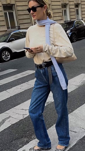 Need a colorful striped sweater in my closet immediately. We’re once again looking to the Parisian style set for outfit ideas, specifically for fall as we head into the fashion-favorite season. At the link in our bio, find details on how to re-create these chic looks. photos: @vikilefevre, @tamaramory, @annelauremais, @sylviemus_, @sabinasocol, @leasy_inparis | Who What Wear