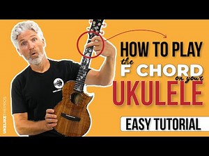 How To Play the F Chord on your #ukulele! | EASY TUTORIAL