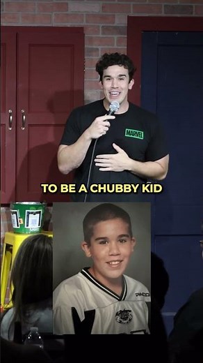 Growing up as a chubby kid in the 90’s… #comedy #comedian #standupcomedy #90s