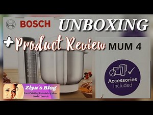 MUM 4 - UNIVERSAL KITCHEN MACHINE by BOSCH || Unboxing + Review #Bosch #Germany